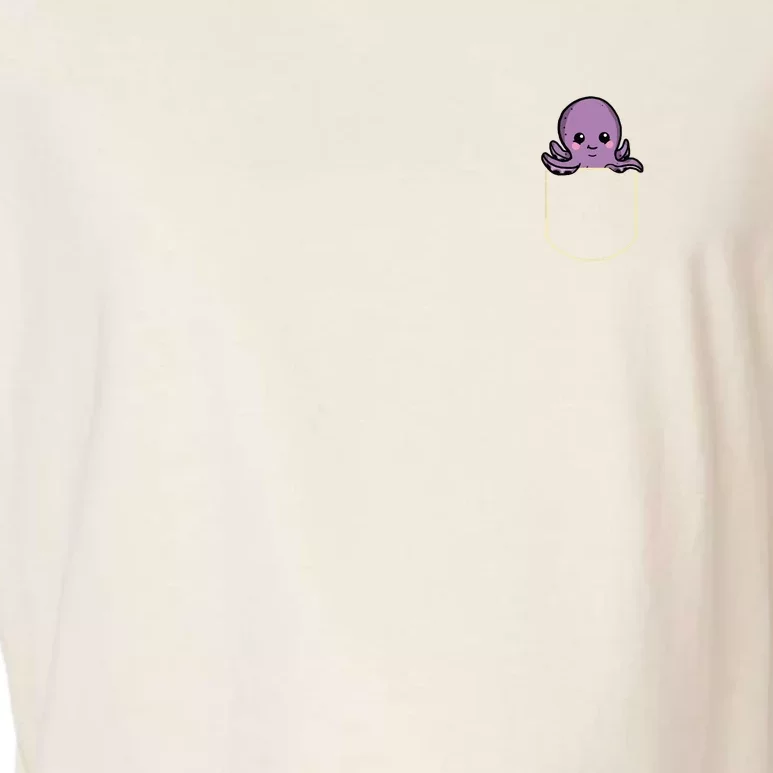 Funny Octopus In The Pocket Gift Kraken Pocket Garment-Dyed Women's Muscle Tee