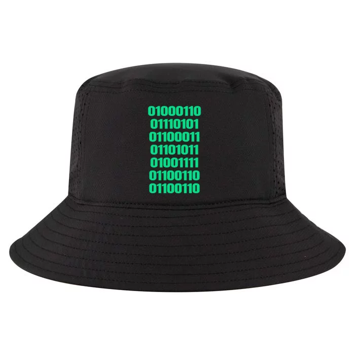 Fuck Off In Binary Code Cool Comfort Performance Bucket Hat