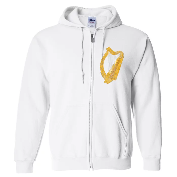 FLAG OF IRELAND HARP FLAG Full Zip Hoodie