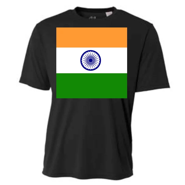 Flag of India Cooling Performance Crew T-Shirt