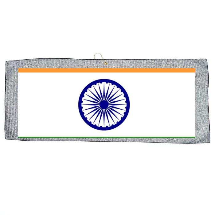 Flag of India Large Microfiber Waffle Golf Towel