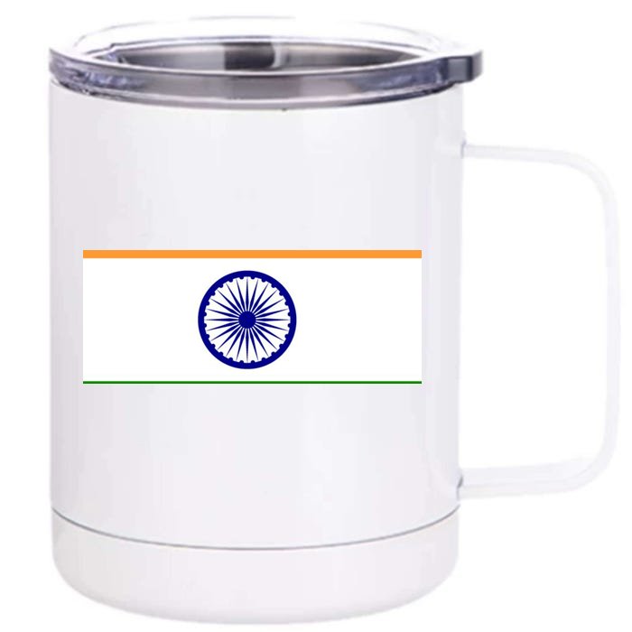 Flag of India Front & Back 12oz Stainless Steel Tumbler Cup