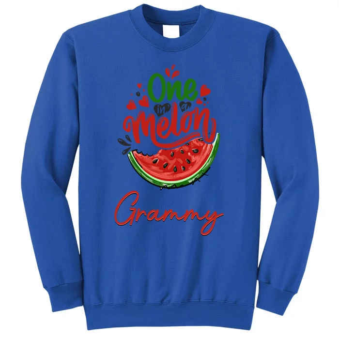 Funny One In A Melon Grammy Matching Group Gift Sweatshirt