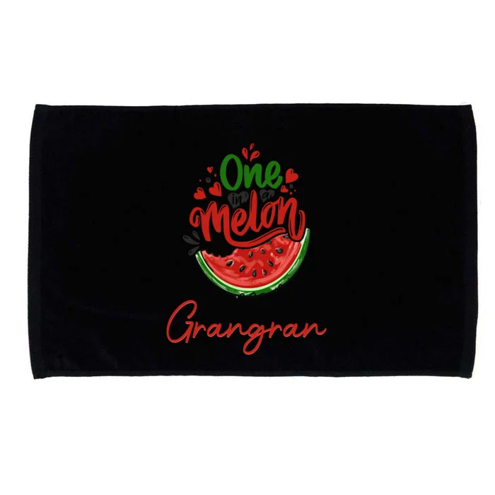 Funny One In A Melon Grangran Matching Group Gift Microfiber Hand Towel