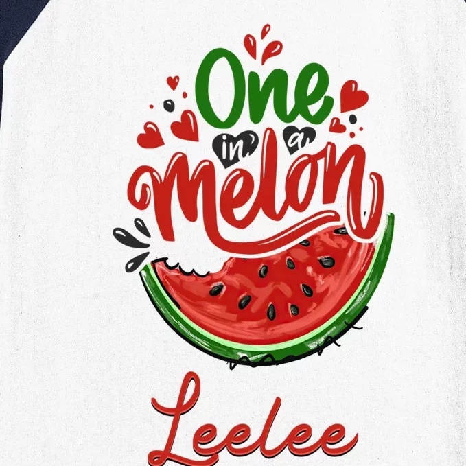 Funny One In A Melon Leelee Matching Group Gift Baseball Sleeve Shirt