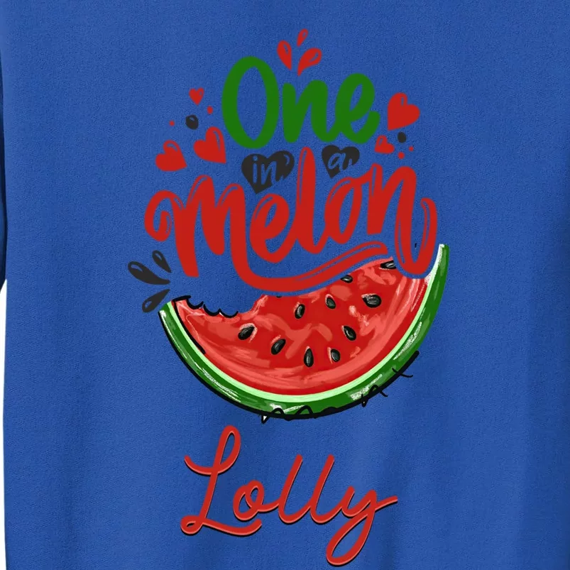 Funny One In A Melon Lolly Matching Group Funny Gift Sweatshirt