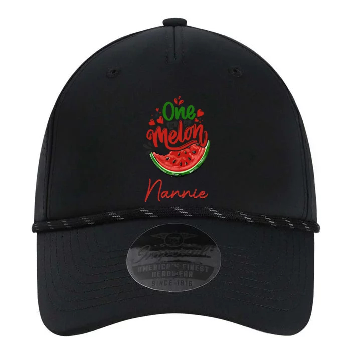 Funny One In A Melon Nannie Matching Group Meaningful Gift Performance The Dyno Cap