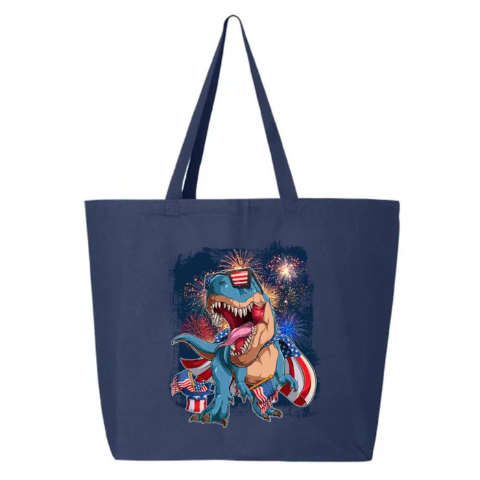 Fourth Of July USA American Flag Trex 25L Jumbo Tote