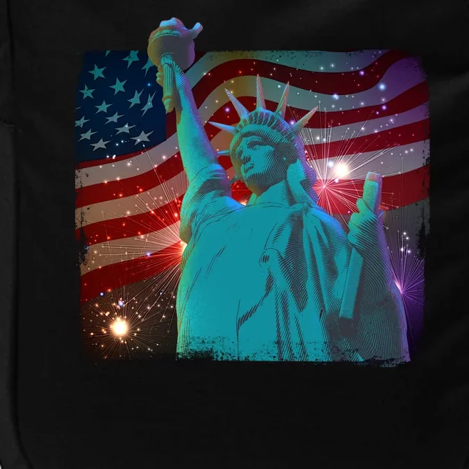 Fourth Of July Fireworks Statue Of Liberty Impact Tech Backpack