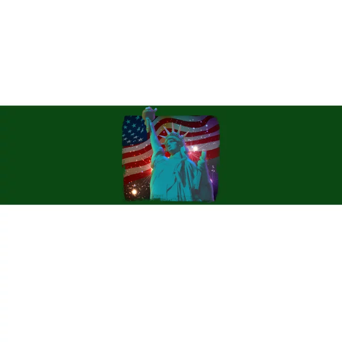 Fourth Of July Fireworks Statue Of Liberty Bumper Sticker