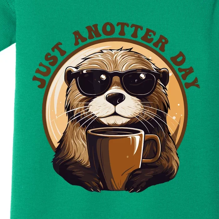 Funny Otter Just Anotter Day For Otter Lover Baby Bodysuit