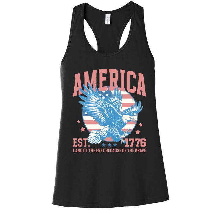 Fourth Of July 1776 Women's Racerback Tank