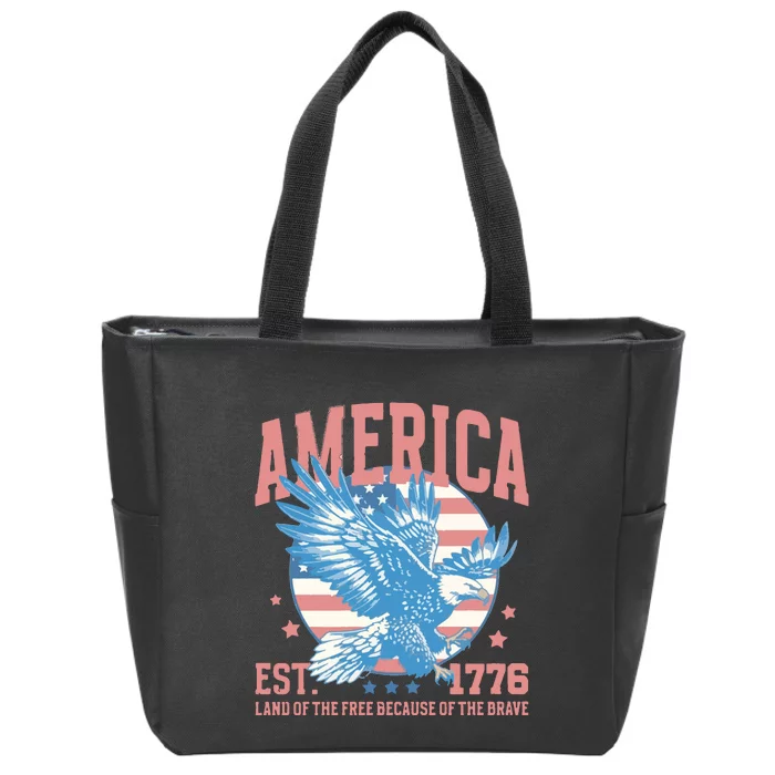 Fourth Of July 1776 Zip Tote Bag