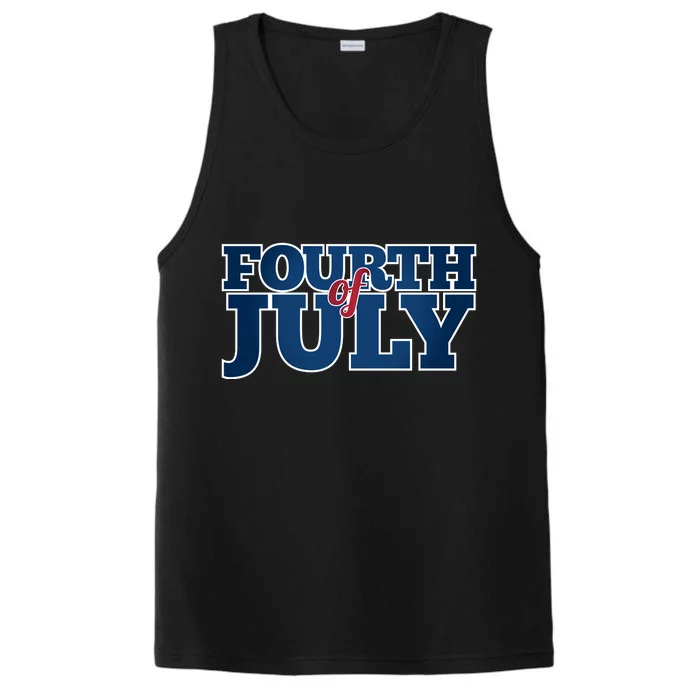 Fourth Of July Patriotic Holiday Performance Tank