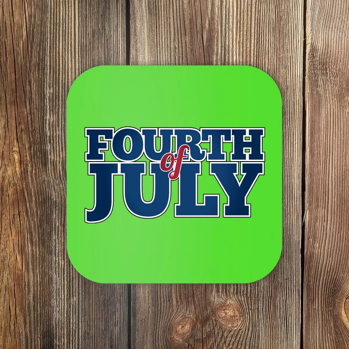 Fourth Of July Patriotic Holiday Coaster