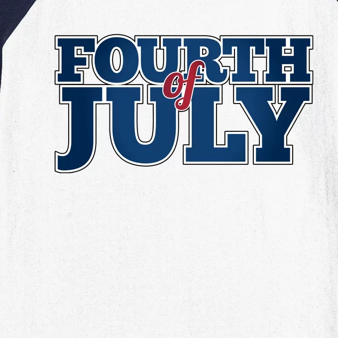 Fourth Of July Patriotic Holiday Baseball Sleeve Shirt