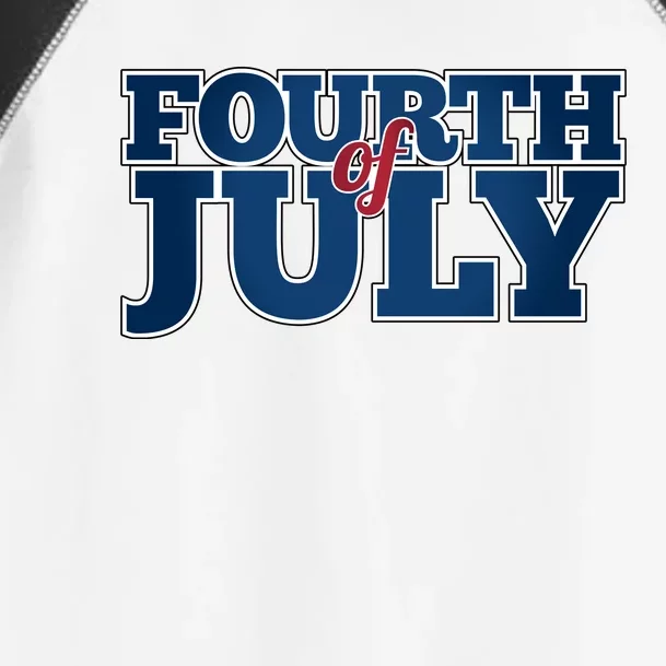 Fourth Of July Patriotic Holiday Toddler Fine Jersey T-Shirt