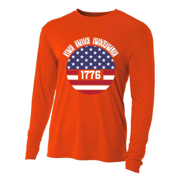 Fourth Of July We The People 1776 Gift Usa Constitution Gift Cooling Performance Long Sleeve Crew