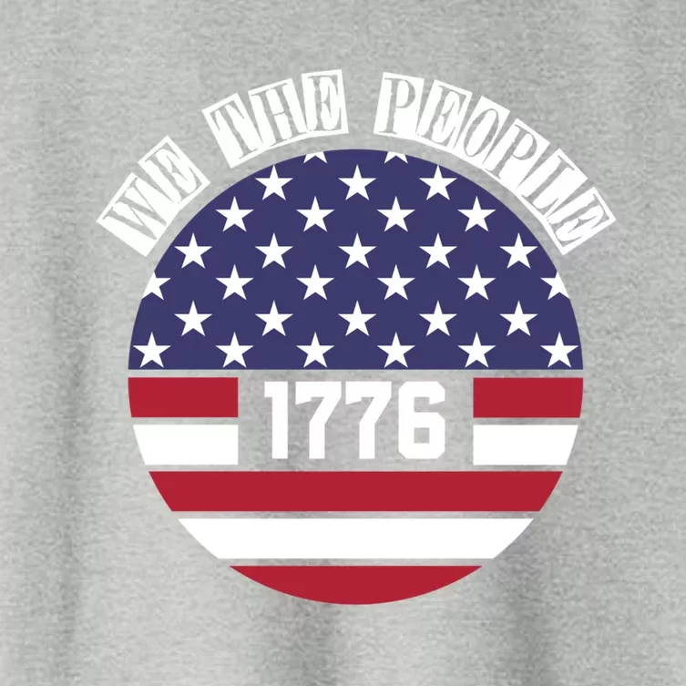 Fourth Of July We The People 1776 Gift Usa Constitution Gift Women's Crop Top Tee