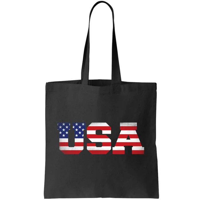 Fourth Of July 4th July Us America Flag Tote Bag