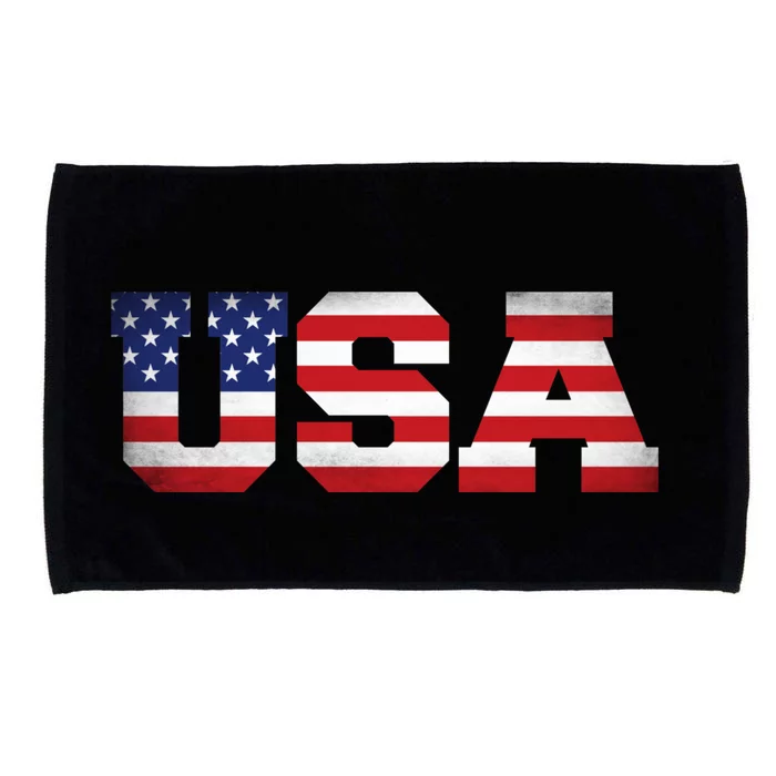 Fourth Of July 4th July Us America Flag Microfiber Hand Towel