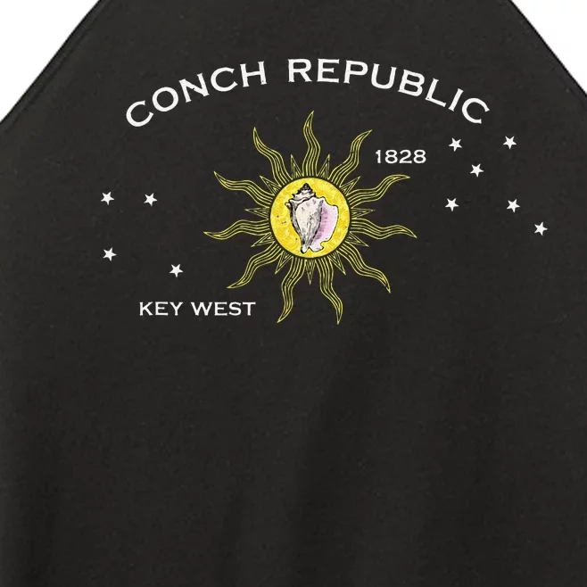 FLAG OF KEY WEST FLORIDA CONCH REPUBLIC Women’s Perfect Tri Rocker Tank