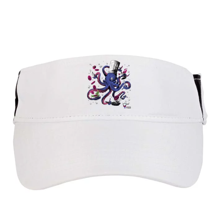 Funny Octopus Kitchen Chef Humor Adult Drive Performance Visor