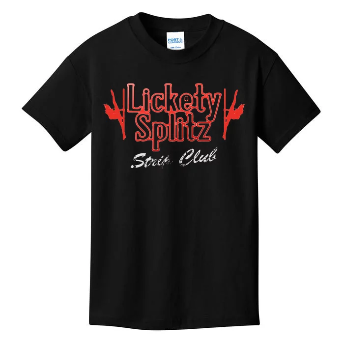 Funny Ozark Lickety Splitz Strip Club Kids T-Shirt