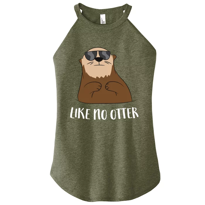 Funny Otter Like No Otter Funny Sea Otter Cute Gift Women’s Perfect Tri Rocker Tank