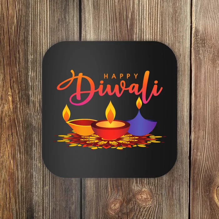 Festival Of Light Happy Diwali Coaster