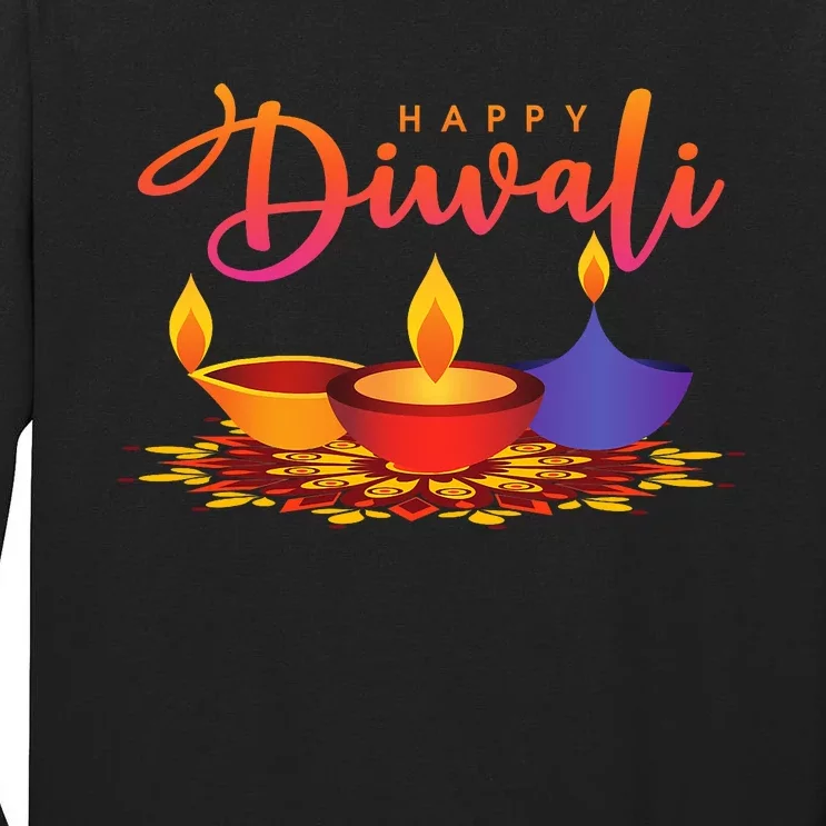 Festival Of Light Happy Diwali Tall Long Sleeve T-Shirt