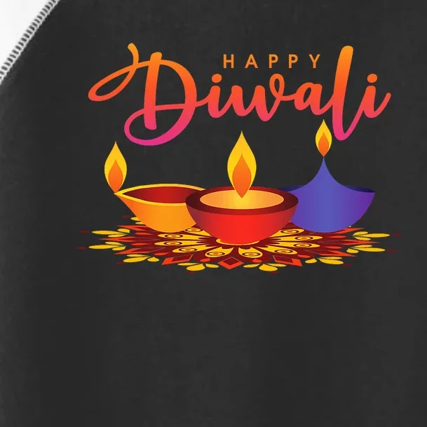 Festival Of Light Happy Diwali Toddler Fine Jersey T-Shirt