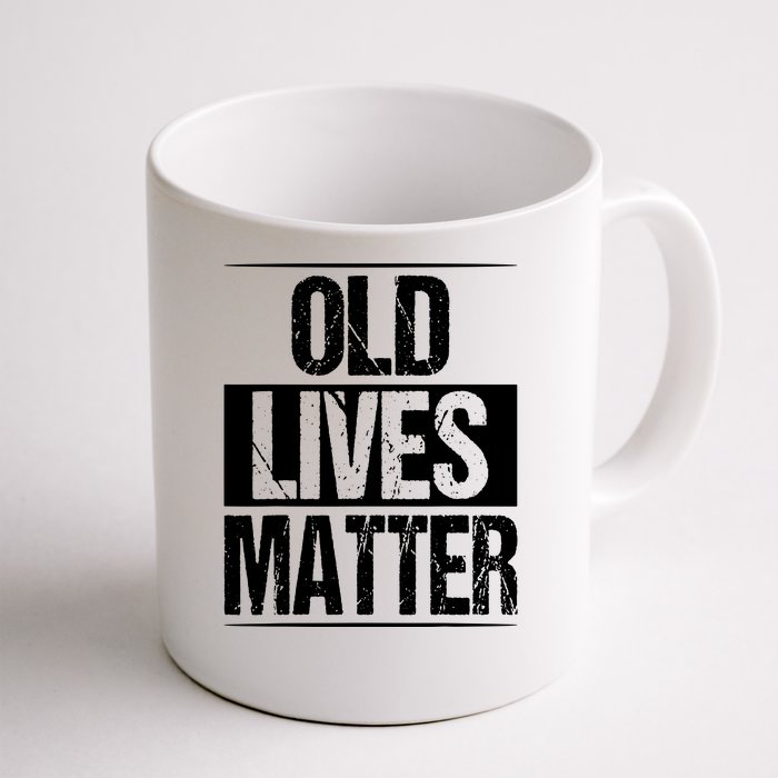 Funny Old Lives Matter 40th 50th 60th Birthday Gifts For Men Front & Back Coffee Mug