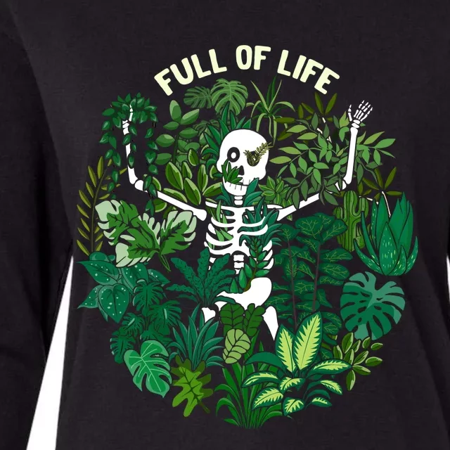 Full Of Life Plant Lover Gifts Womens Cotton Relaxed Long Sleeve T-Shirt