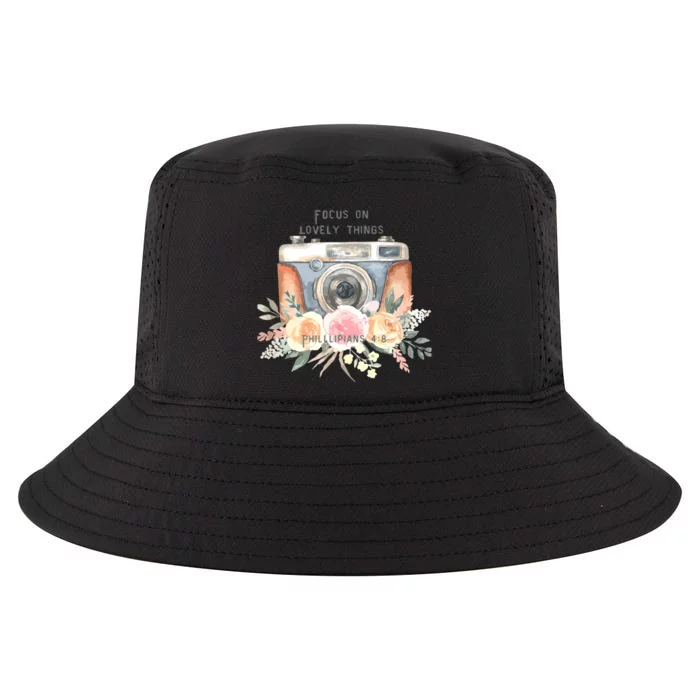 Focus On Lovely Things Cool Comfort Performance Bucket Hat