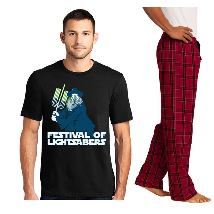 Festival Of Lightsabers Jewish Star Pajama Set