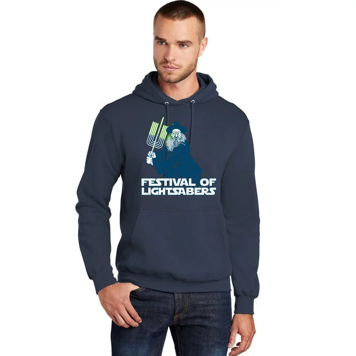 Festival Of Lightsabers Jewish Star Tall Hoodie