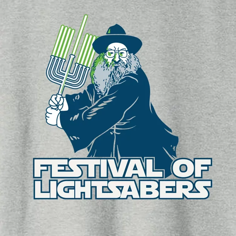 Festival Of Lightsabers Jewish Star Women's Crop Top Tee