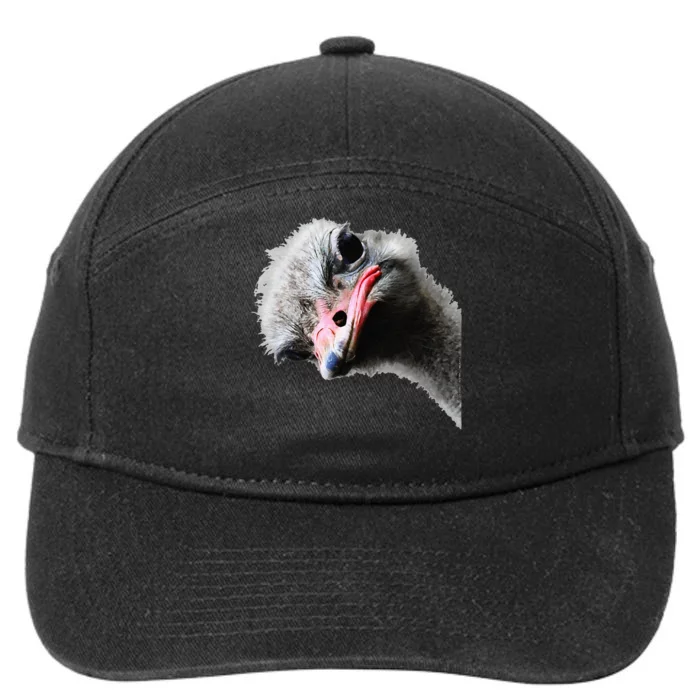 Funny Ostrich Lovers And Emu Lovers 7-Panel Snapback Hat