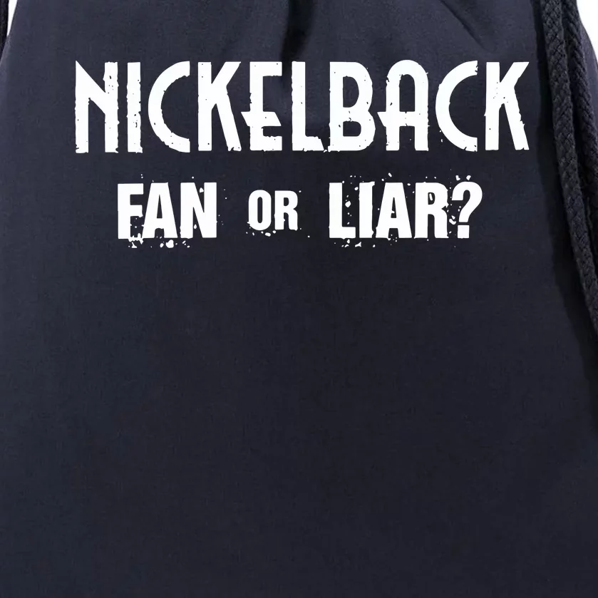 Fan Or Liar Drawstring Bag