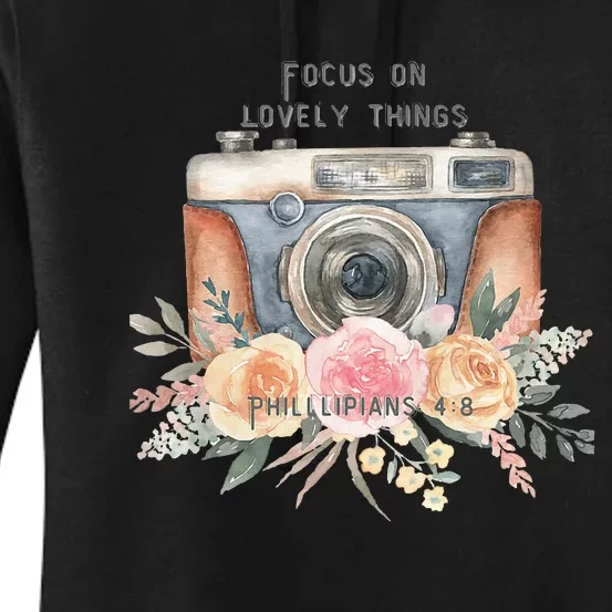 Focus On Lovely Things Women's Pullover Hoodie