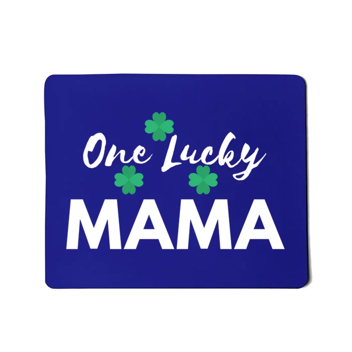 Funny One Lucky Mama St Patricks Day Mom Gift Meaningful Gift Mousepad