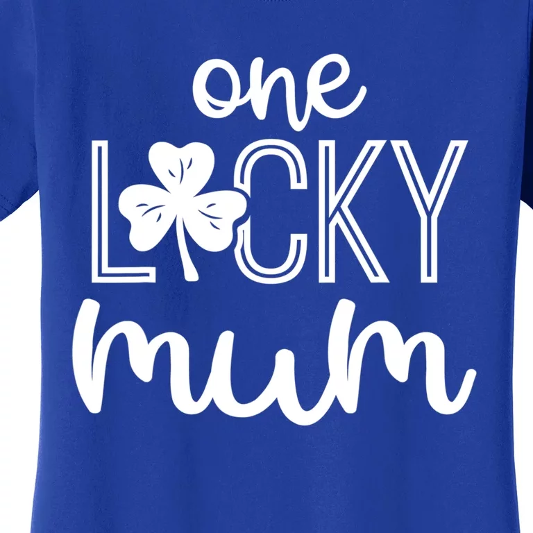 Funny One Lucky Mum St Patricks Day Gift Gift Women's T-Shirt