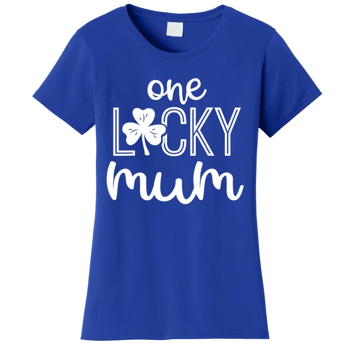 Funny One Lucky Mum St Patricks Day Gift Gift Women's T-Shirt