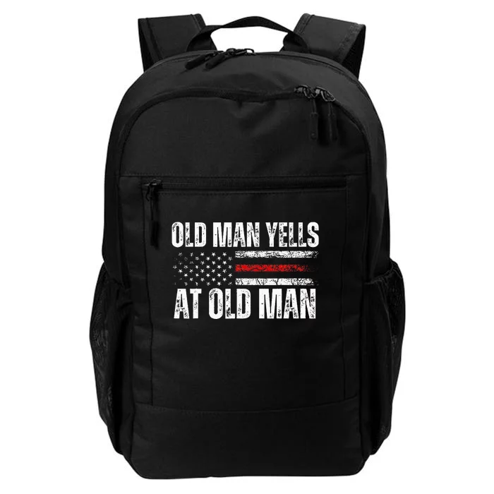 Funny Old Man Yells At Old Man Biden Trump Debates 2024 Daily Commute Backpack