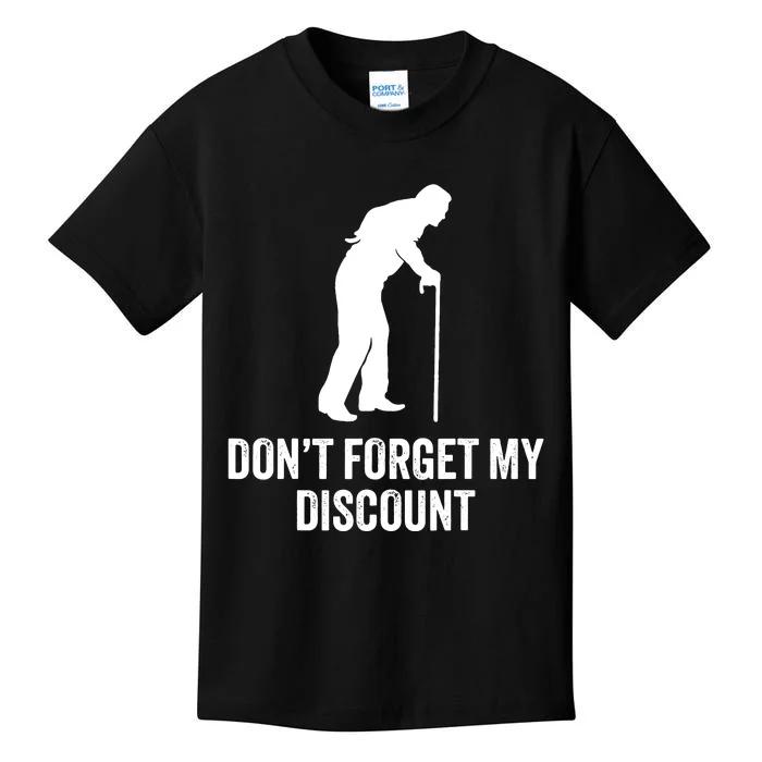 Funny Old Man Gag Old Person Older People Dad Birthday Kids T-Shirt