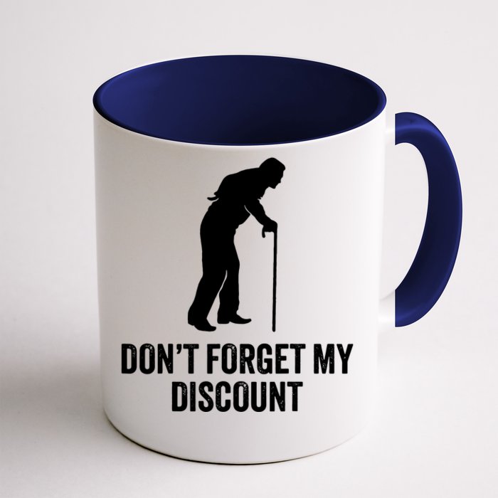 Funny Old Man Gag Old Person Older People Dad Birthday Front & Back Coffee Mug