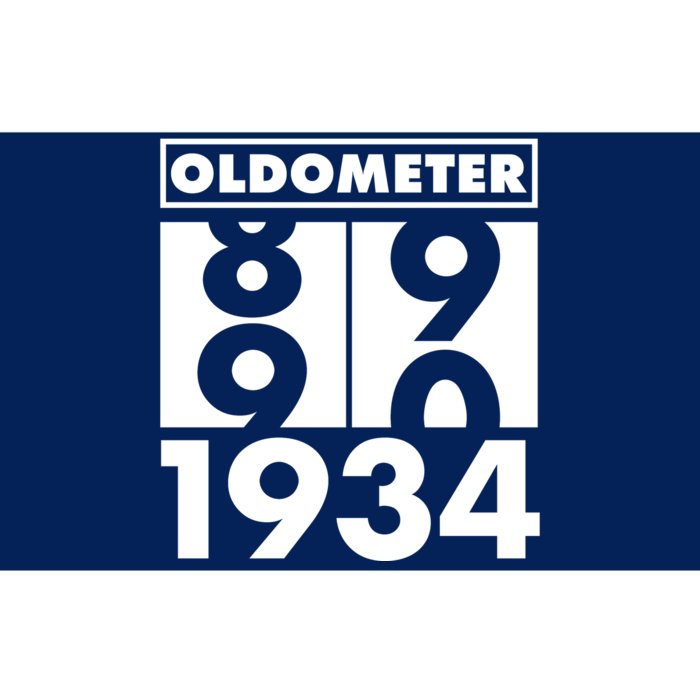 Funny Oldometer Made In 1934 90th Birthday Bumper Sticker