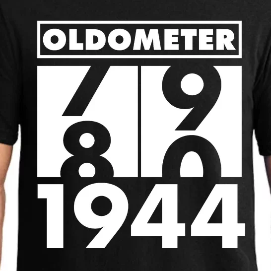 Funny Oldometer Made In 1944 80th Birthday Pajama Set