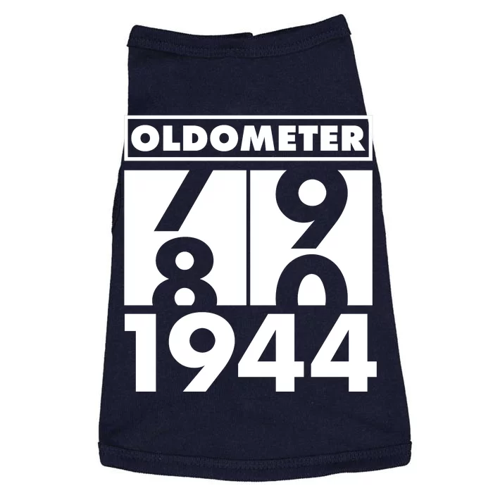 Funny Oldometer Made In 1944 80th Birthday Doggie Tank